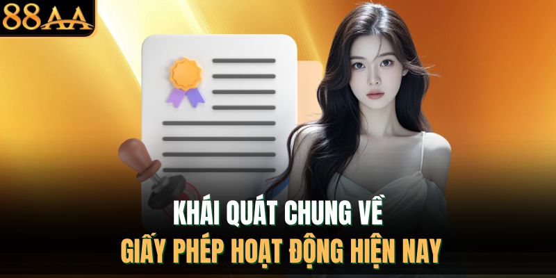Khái quát chung về giấy phép hoạt động hiện nay